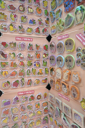 sticker wall