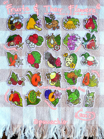 fruits & their flowers [2]